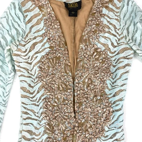 Baccio Couture hand painted romper  size S NWOT - Picture 3 of 9